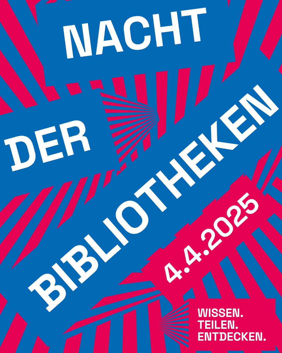 Ein Plakat kündigt eine Veranstaltung an.  Datum und Slogan sind gut sichtbar.