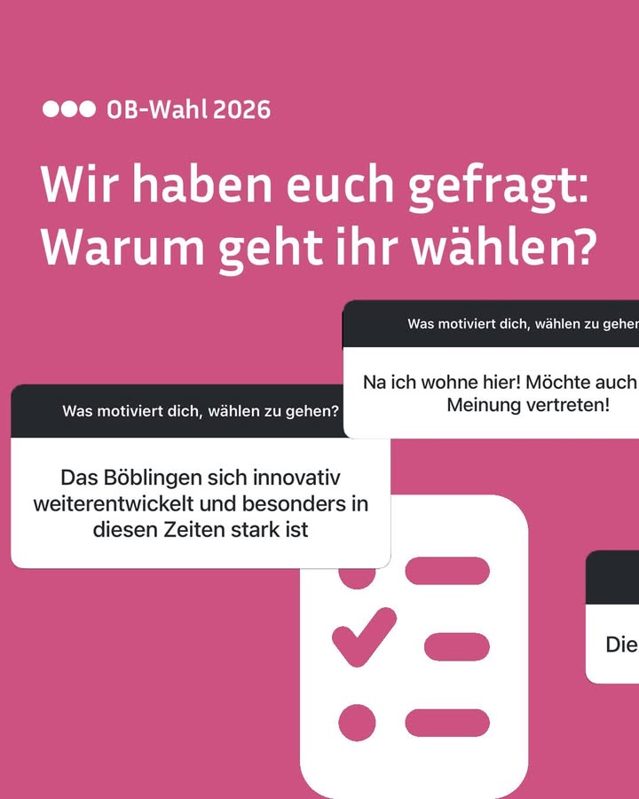 Dieser Alternativtext wurde KI-generiert: Ein farbiges Bild mit Text und Sprechblasen. Es enthält eine Aufforderung zur Wahlbeteiligung und mögliche Gründe dafür.