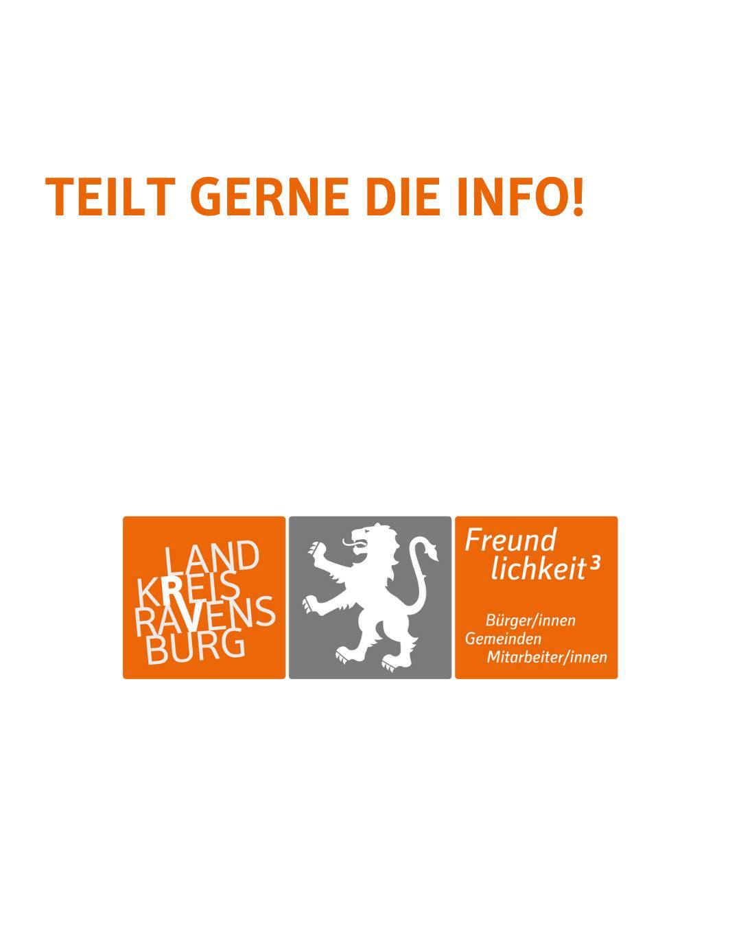 Bildtext:
Teilt gerne die Info!