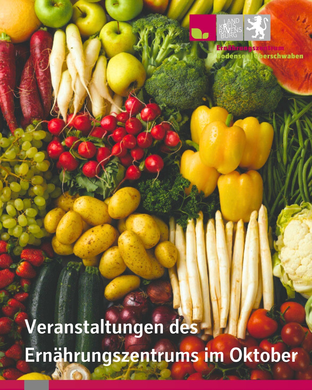 Veranstaltungen des Ernährungszentrums im Oktober