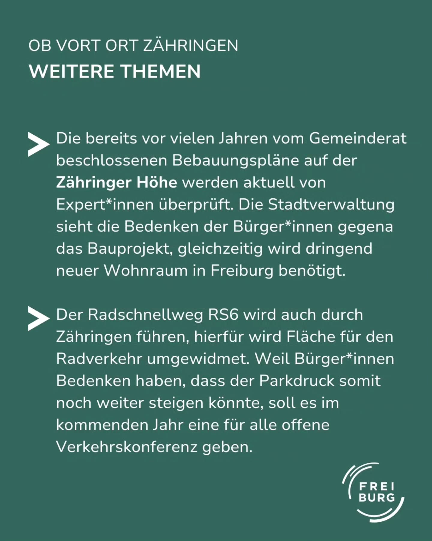 Dieser Alternativtext wurde KI-generiert: Schwarz-weißes Bild mit Text. Es zeigt Informationen zu Bauplänen und einem Radschnellweg in einer Stadt.